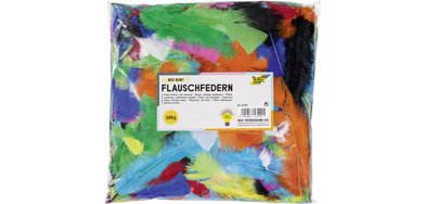 Plumes soyeuses, 10 g, couleurs pastel