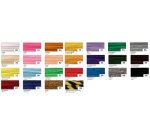 Fil métallique chenille, 20 mm x 500 mm, assorti