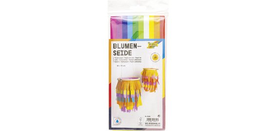 Papier de soie, (L)500 x (H)700 mm, 20 g/m2, assorti