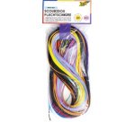 Fil pour scoubidou, 1,8 mm x 1 m, assorti