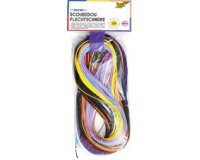 Fil pour scoubidou, 1,8 mm x 1 m, assorti