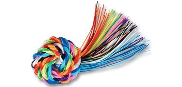 Fil pour scoubidou BASIC MIX, 1,8 mm x 1 m