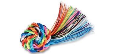 Fil pour scoubidou BASIC MIX, 1,8 mm x 1 m