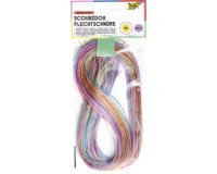Fil pour scoubidou Metallic Mix, longueur: 1 m