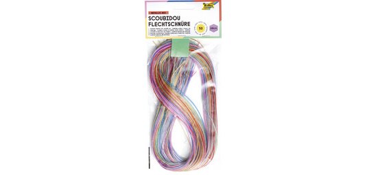 Fil pour scoubidou Metallic Mix, longueur: 1 m