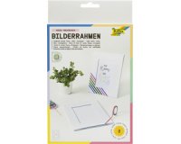 Kit cadre photo à réaliser soi-même, en carton, blanc