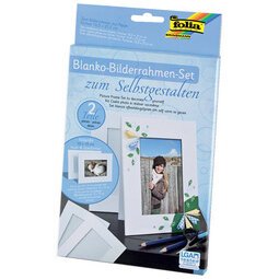 Kit DIY fotokader in wit karton
