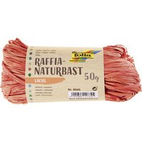 Raphia végétal brin 1m pelote 50g coloris vert moyen