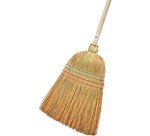 Balai en paille avec un manche en bois, 4