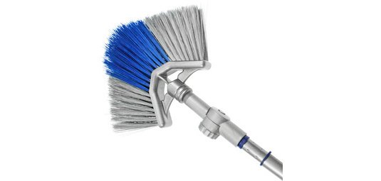 Balai tête de loup, avec manche télescopique