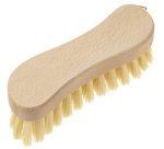 Brosse, en forme de S, bois naturel