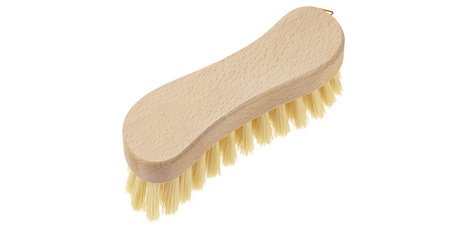 Brosse, en forme de S, bois naturel