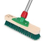 Balai-brosse pour mousse & pierre, avec manche