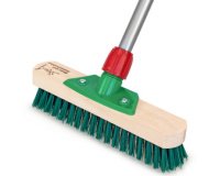 Balai-brosse pour mousse & pierre, avec manche
