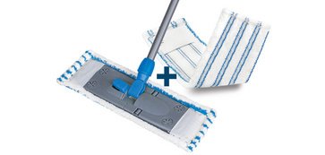 Balai à frange à manche télescopique