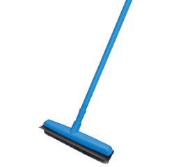 Balai caoutchouté, avec un manche télescopique