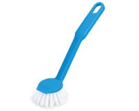 Brosse à vaisselle, plastique, rond, longueur: