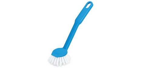 Brosse à vaisselle, plastique, rond, longueur: