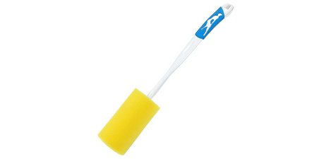 Thermos washer brush with a sponge