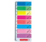 Index 'Signer ici'- film, 12 x 45 mm, 8 x 25 feuillets