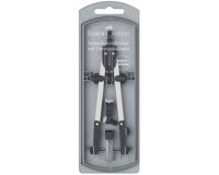 FABER-CASTELL Compas à réglage rapide, argent / noir