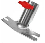 Metalen steelhouder, schroefbevestiging