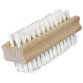 Brosse à ongles, en bois, brosse en fibres