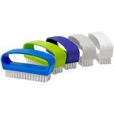 Brosse à ongles avec poignée, en plastique