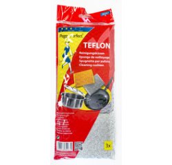 Schoonmaakspons, goud/zilver, set van 3