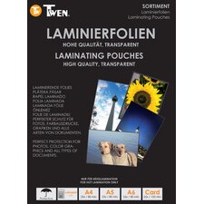 Lamineerset, glanzend, geassorteerd