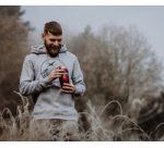 Gobelet isotherme STAINLESS KING, 0,47 litre, rouge