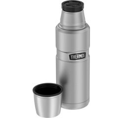 Bouteille isotherme STAINLESS KING, 1,2 l, gris