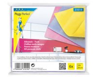 Chiffon multi-usage non-tissé, paquet de 6