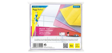 Chiffon multi-usage non-tissé, paquet de 6