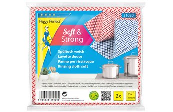 Lavette douce, paquet de 2