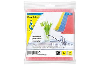 Chiffon-éponge, 180 x 180 mm, paquet de 5