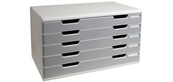 Ladenbox MODULO A3 - 5 gesloten laden