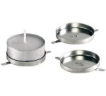 Support de bougie à chauffe-plat pour lanternes, métal