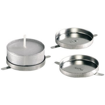 Support de bougie à chauffe-plat pour lanternes, métal
