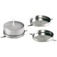 Support de bougie à chauffe-plat pour lanternes, métal