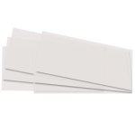 Découpes de papier transparent , 220 x 510 mm, blanc