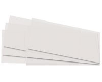 Découpes de papier transparent , 220 x 510 mm, blanc