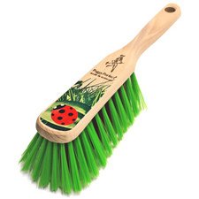 Balayette pour le jardin, bois, brosse en