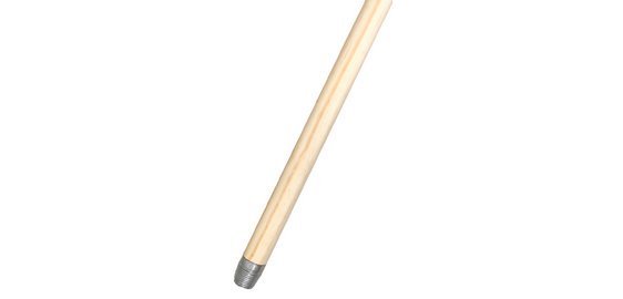 Manche à balai en bois, avec filetage,1.300 mm