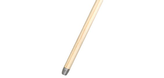 Manche à balai en bois, filetage, 1.300 mm