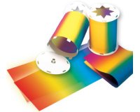 Papier transparent à decouper arc-en-ciel,220 x 510 mm