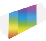 Papier transparent à decouper arc-en-ciel,220 x 510 mm