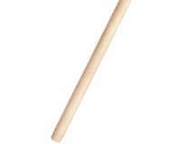 Manche à balai en bois, sans filetage, 1.300mm
