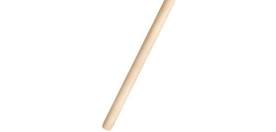 Holzbesenstiel, ohne Gewinde, 1.400 mm