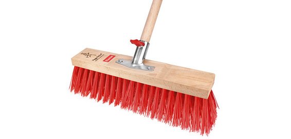 Balai de rue avec un manche, élaston, 400 mm